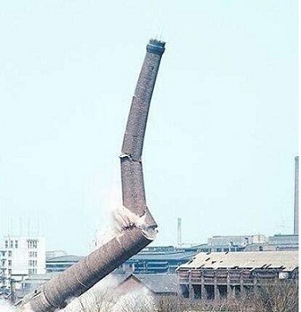 江苏烟囱定向拆除