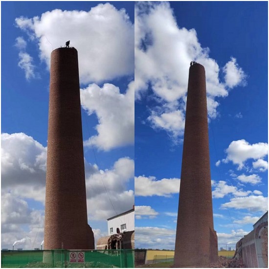 黑龙江烟囱拆除公司:科技拆除与绿色环保的完美结合